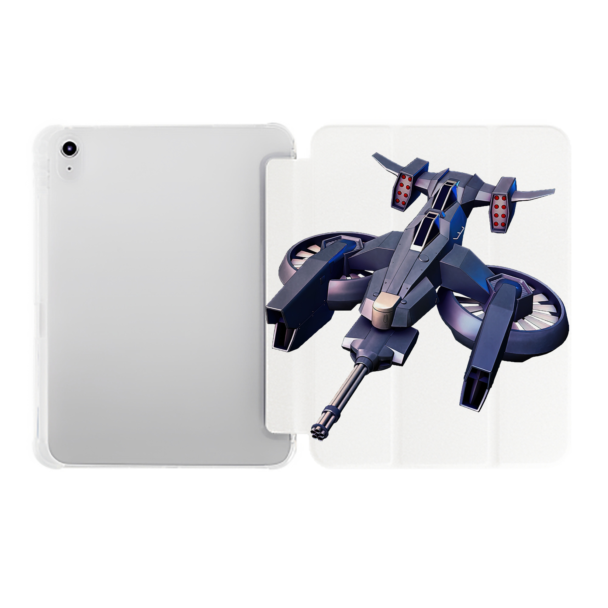（画像用） 機動戦士ガンダム Mobile Suit Gundam IPad ケース ペン収納付き 三つ折りスタンド PUレザー×シリコン 対応機種9.5/10.5/10.9インチ